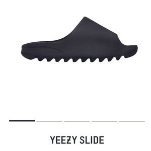 BRAND NEW- Yeezy slides. Onyx size 6. Never worn. Comes with box